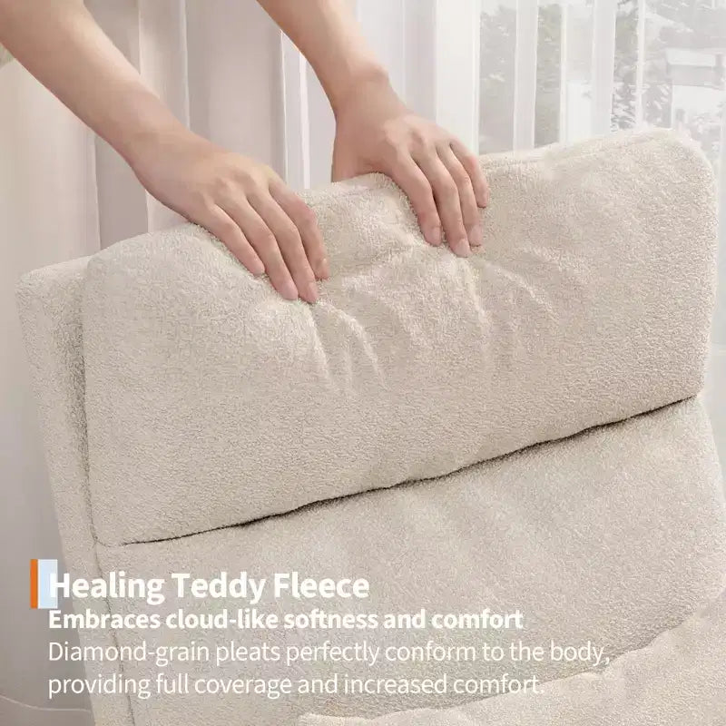 Fauteuil de relaxation moderne pour chambre de bébé - Fauteuil à bascule avec poches latérales et oreiller, Fauteuil ergonomique pour chambre d'allaitement, salon et chambre à coucher