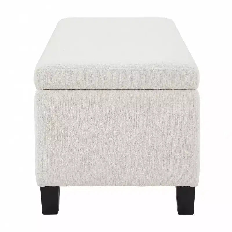 Banc rembourré Christopher Knight Home Jintana en bois moderne avec rangement intégré
