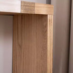 Console en Bois à Motif Chevrons GDFStudio Camden de 157,5 cm avec Plateau Géométrique