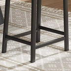 Tabourets de Bar, Lot de 2 ou 4 Chaises de Bar, Tabourets de Bar Selle avec Surface Courbée, Rembourrage Épais de 8 cm, pour Cuisine, Salle à Manger, Café