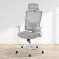 Ergonomic High Back Mesh Office Chair, Reversible-style-Up Arms, Adjustable Headrest & Lumbar Support, with Wheels, for Home Office