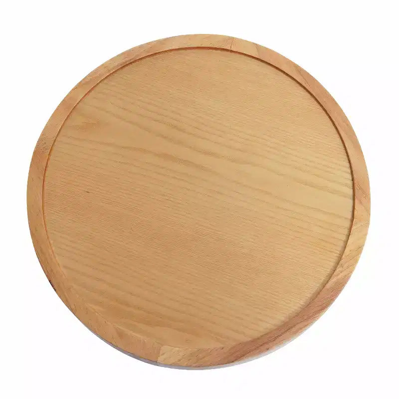 Table d'appoint ronde moderne en bois avec piédestal Christopher Knight Home Nolan
