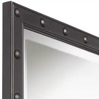 Lot de 2 miroirs muraux rectangulaires Uttermost Braddock noirs 28 x 38