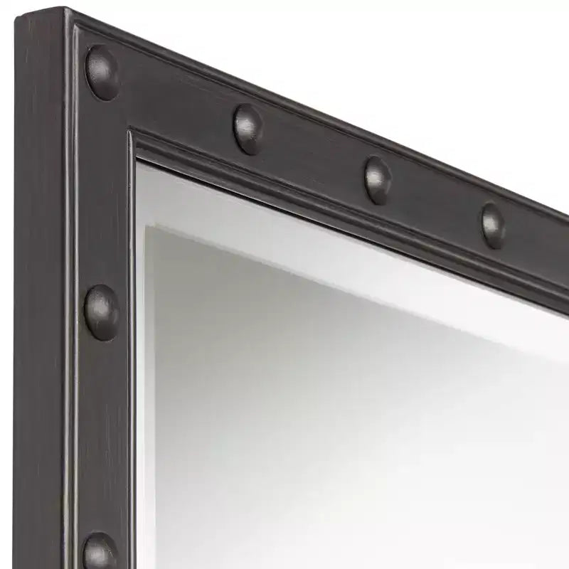 Lot de 2 miroirs muraux rectangulaires Uttermost Braddock noirs 28 x 38