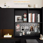 Bureau d'angle en L MooxvMoo en bois avec lumières LED, tiroirs et étagère, table d'ordinateur d'angle moderne pour bureau à domicile et jeux, Noir