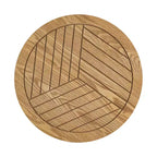 Christopher Knight Home Hudson Table d'appoint ronde moderne en bois avec base incurvée