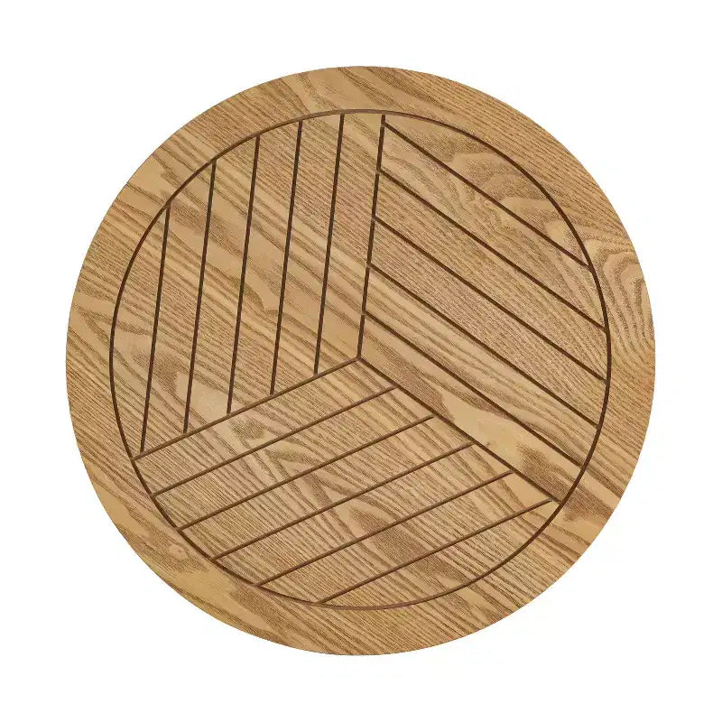 Christopher Knight Home Hudson Table d'appoint ronde moderne en bois avec base incurvée