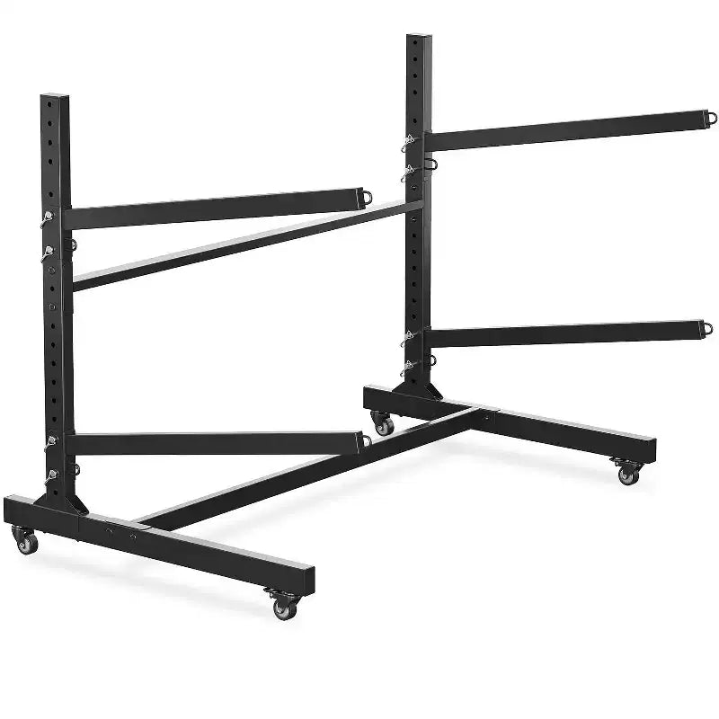 Support de rangement pour kayak, support de kayak autoportant robuste pour rangement, support de kayak réglable pour kayak, canoë, planche de surf et paddle board