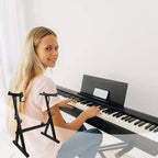 Support de clavier réglable Z-Style, avec capacité de charge de 113 kg, compatible avec les claviers 54/61/88 touches