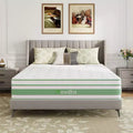 Novilla 12/14 inch Medium Firm Gel Memory Foam Hybrid Mattress with CertiPUR-US and ACA Certified