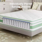 Matelas hybride en mousse à mémoire de forme à gel de fermeté moyenne Novilla 12/14 pouces avec certifications CertiPUR-US et ACA