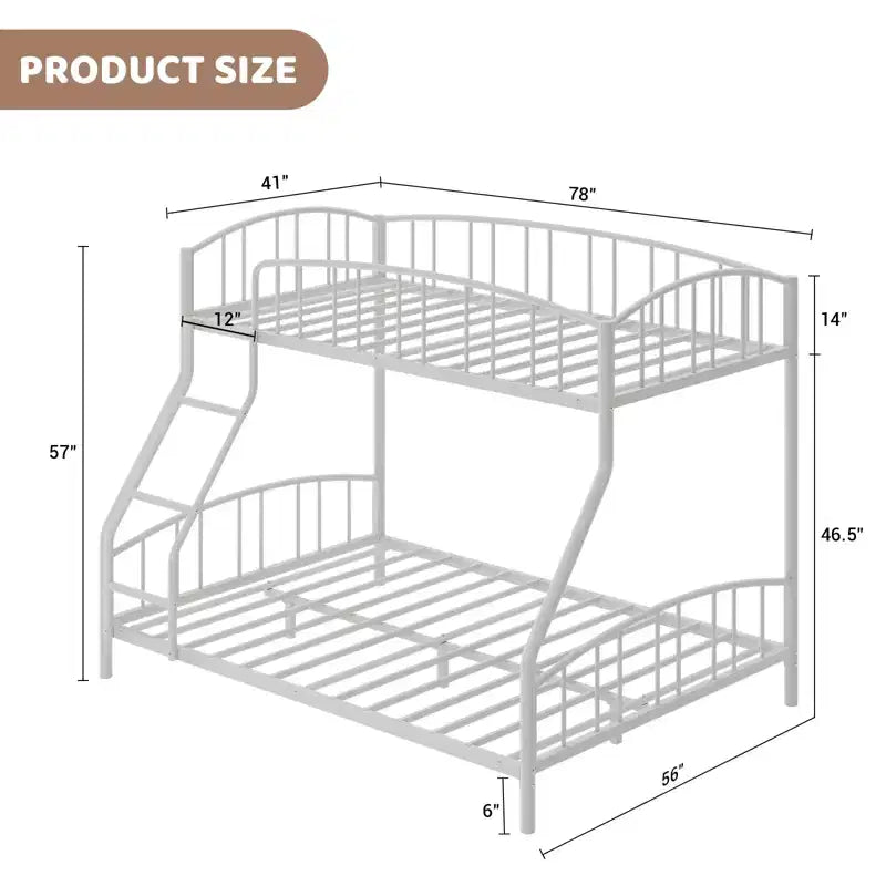 Lit superposé double sur complet peu encombrant, balustrade arquée, pas besoin de sommier tapissier, échelle, support à lattes robuste