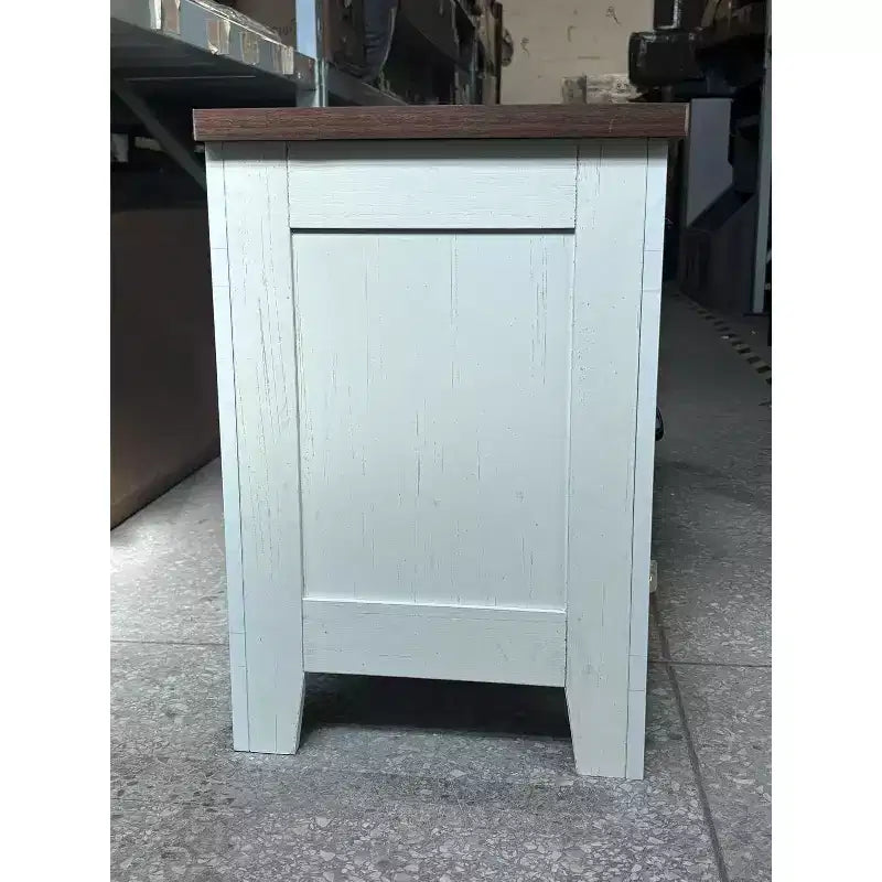 Table de chevet avec 2 tiroirs, tables de chevet de ferme, armoire de rangement, table d'appoint en bois pour chambre à coucher, salon