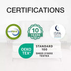 Matelas hybride en mousse à mémoire de forme et gel rafraîchissant Novilla de 6/8/10/12/14 pouces, CertiPUR-US, certifié OEKO-TEX