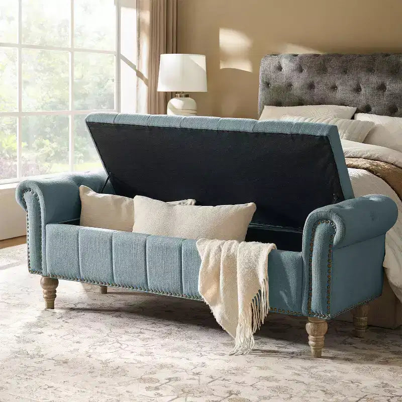 Fauteuil tonneau Donata|HULALA HOME-BLEU ARDOISE
