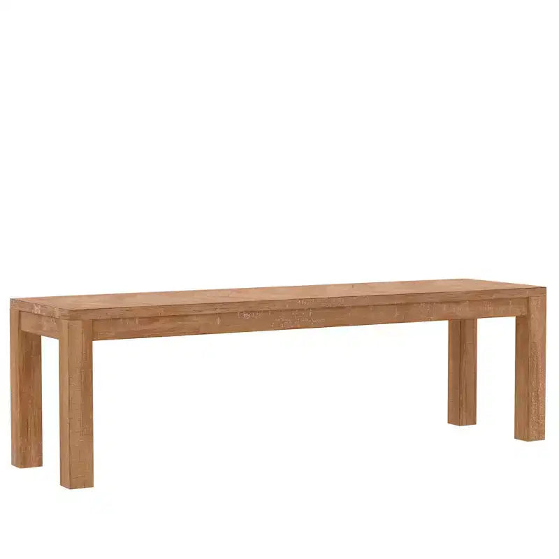 Banc Aiden, vieilli naturel (marron)