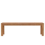 Banc Aiden, vieilli naturel (marron)