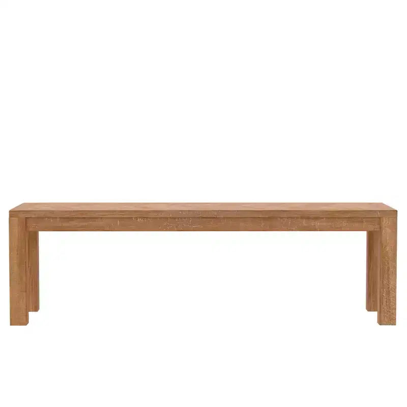 Banc Aiden, vieilli naturel (marron)
