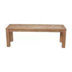 Banc Aiden, vieilli naturel (marron)