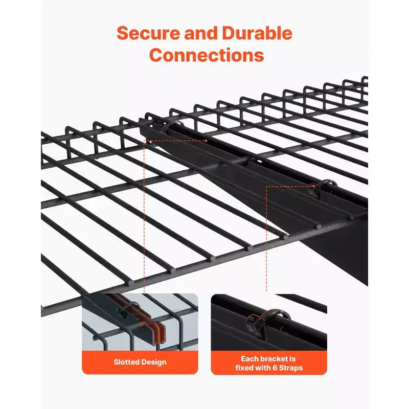 VEVOR Étagère de garage murale à 3 niveaux, unité de rangement murale en acier de 0,9 x 3 pi, 11 x 36 po par étagère, capacité de charge totale de 450 lb, noir