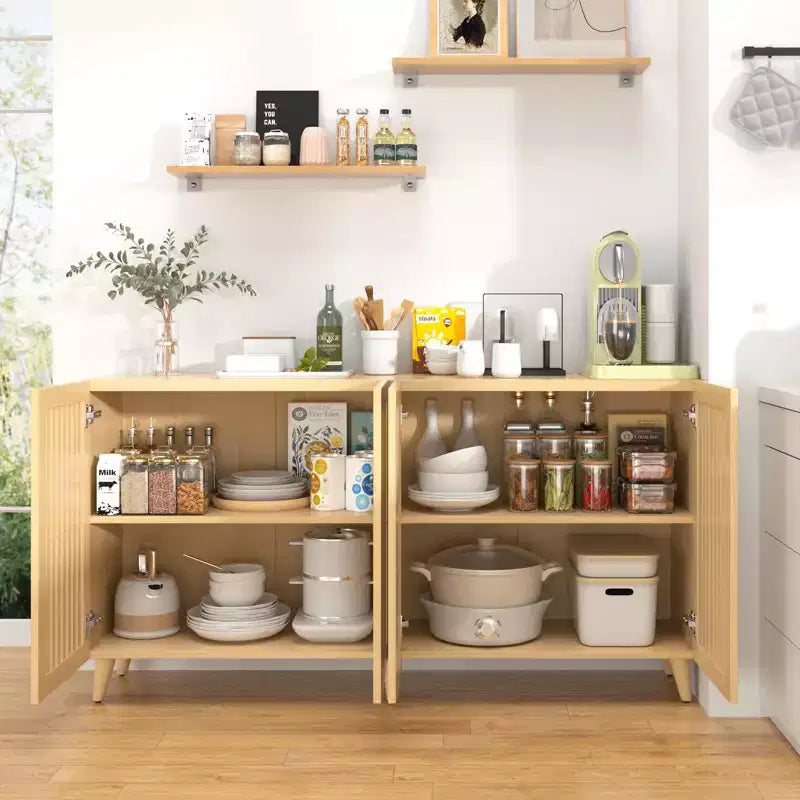 Bahut de buffet avec 4 portes GDFStudio Brantley Grille
