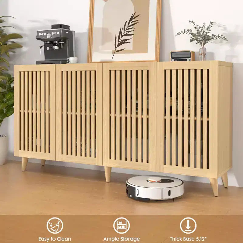 Bahut de buffet avec 4 portes GDFStudio Brantley Grille