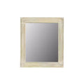 HomeRoots 40 White Solid Wood Framed Accent Mirror