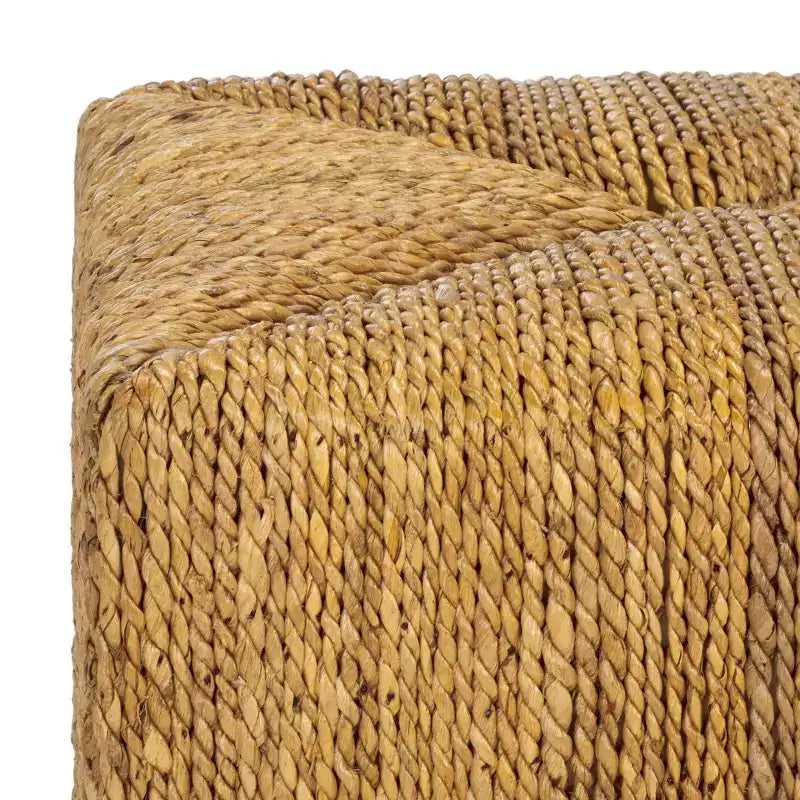 Pouffe Donnabella en abaca tissé - CWK2020 - Naturel - Safavieh Couture