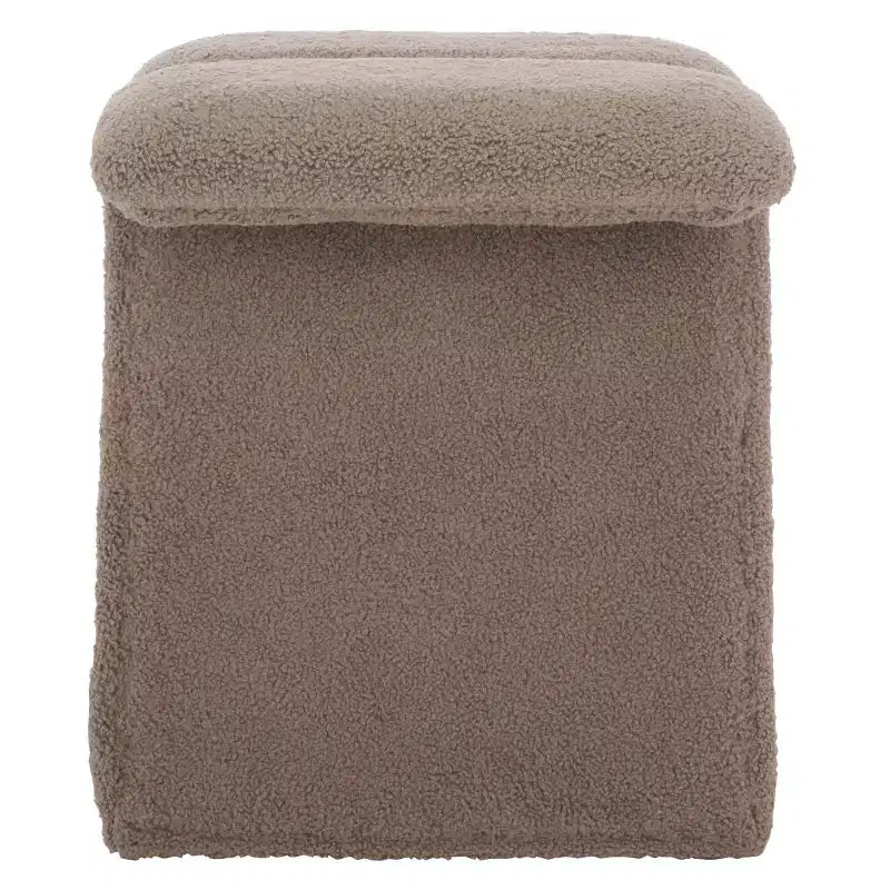 Pouf en tissu Teddy Tessabella - SFV5799 - Safavieh Couture