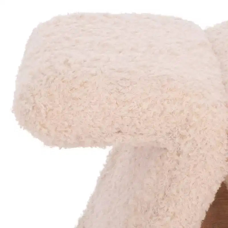 Pouf en tissu Teddy Tessabella - SFV5799 - Safavieh Couture