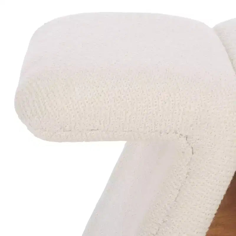 Pouf en tissu Teddy Tessabella - SFV5799 - Safavieh Couture