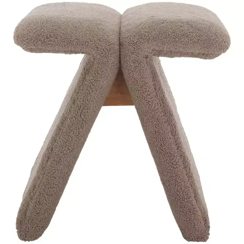 Pouf en tissu Teddy Tessabella - SFV5799 - Safavieh Couture