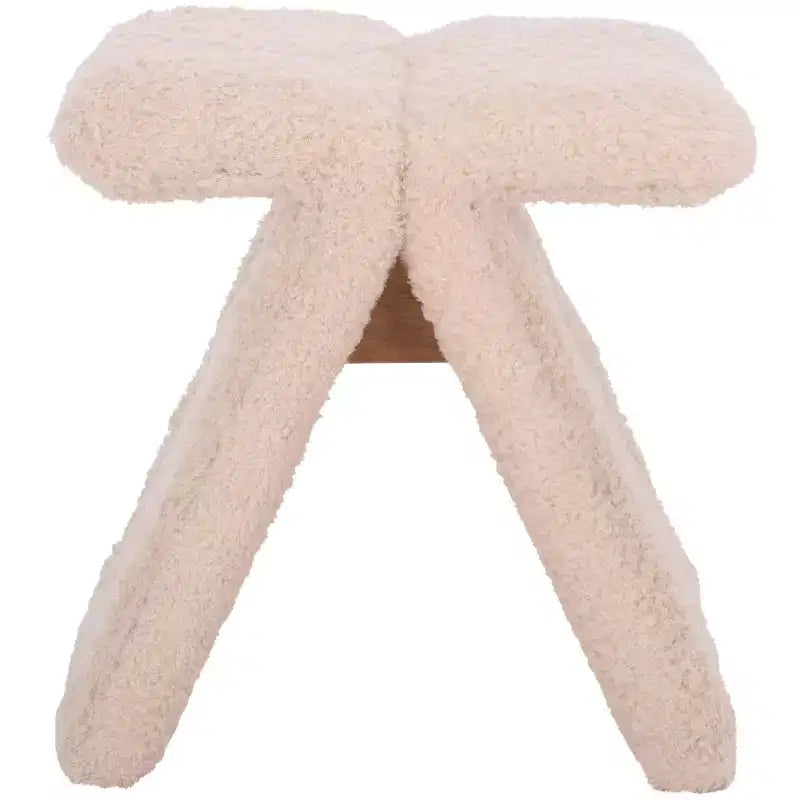 Pouf en tissu Teddy Tessabella - SFV5799 - Safavieh Couture