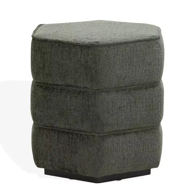 Pouf hexagonal Rosaria Chenille - SFV4875 - Safavieh Couture
