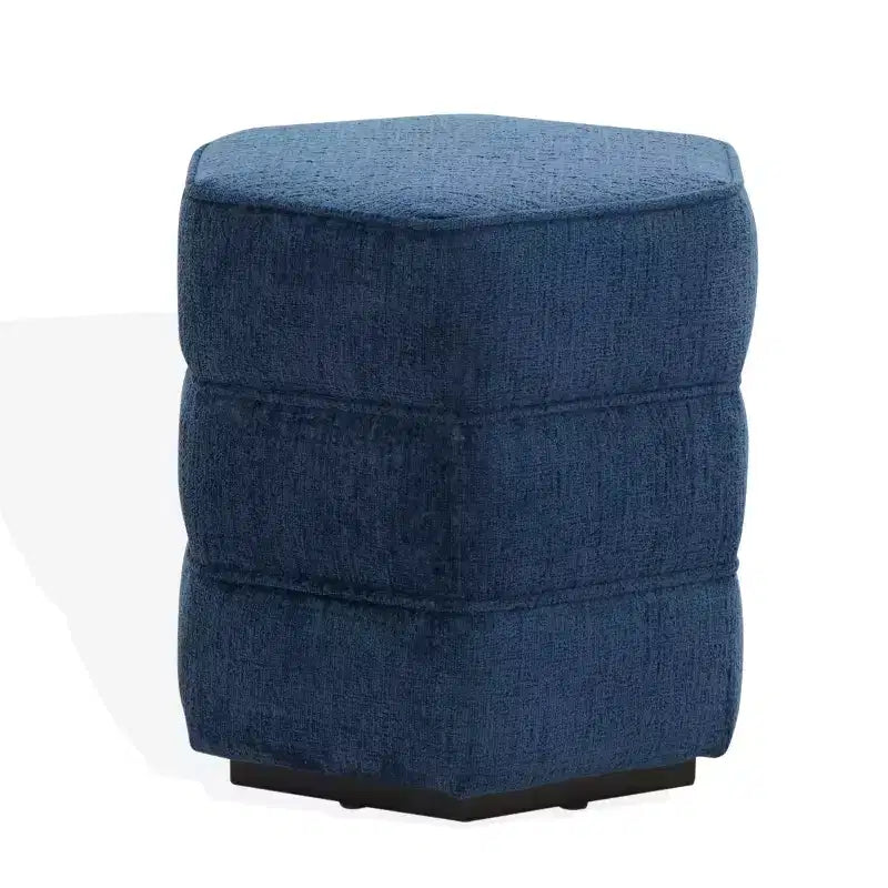 Pouf hexagonal Rosaria Chenille - SFV4875 - Safavieh Couture