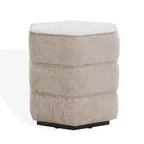 Pouf hexagonal Rosaria Chenille - SFV4875 - Safavieh Couture