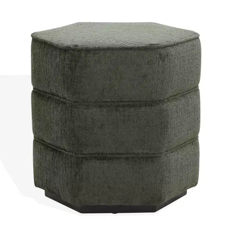 Pouf hexagonal Rosaria Chenille - SFV4875 - Safavieh Couture