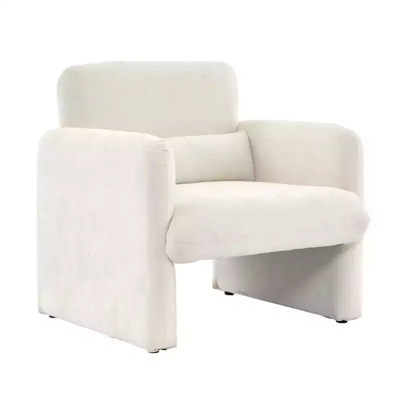 Single Sofa Chair,300LBS,Curved Backrest, Comfortable Armchair,Oversized Reading Chair for Living Room Bedroom Study Office