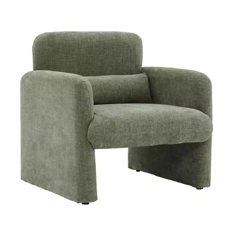 Fauteuil individuel, 136 kg, dossier incurvé, fauteuil confortable, fauteuil de lecture surdimensionné pour salon, chambre, bureau.