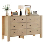 COZONY Commode à 6 tiroirs 50 pour chambre, commode moderne en bois avec rangement profond pour salon et entrée