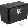 Underbody Truck Tool Box, Aluminum Diamond Plate Lockable Storage Box, Waterproof T-Handle Latch