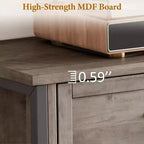 Meuble TV moderne du milieu du siècle de 64,6 po avec rangement, centre de divertissement avec colonnes romaines en métal et tiroir, table console TV pour salon