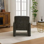 Chaise d'appoint rembourrée en chenille Nova GDFStudio