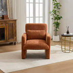 Chaise d'appoint rembourrée en chenille Nova GDFStudio