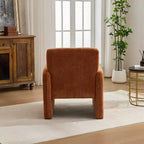 Chaise d'appoint rembourrée en chenille Nova GDFStudio