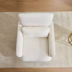 Chaise d'appoint rembourrée en chenille Nova GDFStudio