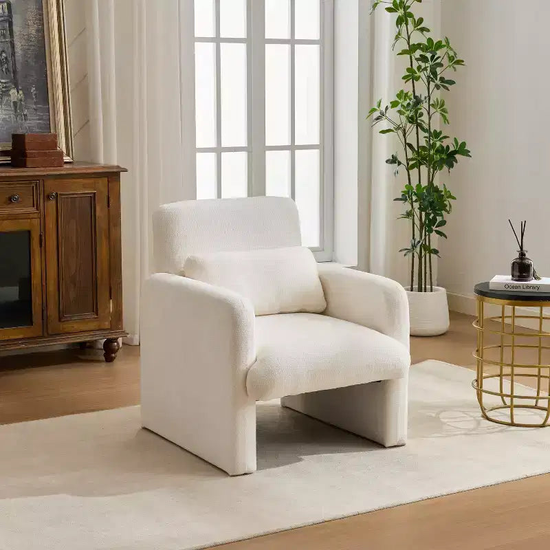 GDFStudio Nova Chenille Upholstered Accent Chair