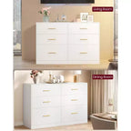VASAGLE Collection CUSTOS - Commode pour chambre, meuble de rangement pour dressing, style moderne, meuble TV pour salon, 6 tiroirs