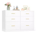 VASAGLE CUSTOS Collection - Dresser for Bedroom, Chest of Drawers for Closet, Modern Style, TV Stand for Living Room, 6 Drawers