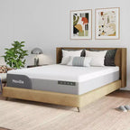 Novilla Matelas en Mousse à Mémoire de Forme Gel Rafraîchissant, Moyennement Ferme, 10/12/14 Pouces, Livré dans une Boîte, pour Soulager la Pression